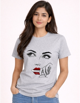 Savage Look Graphic Printed T-Shirt