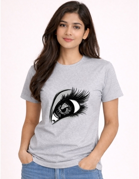 Unique Eye Art Design Casual T-Shirt