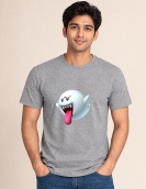 Playful Ghost Printed T-Shirt – Stylish Casual Graphic Tee
