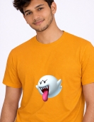 Playful Ghost Printed T-Shirt – Stylish Casual Graphic Tee