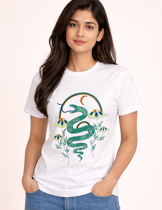 Mystic Snake Graphic T-Shirt for Men & Women