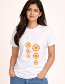 Decorative Mandala Artwork Printed T-Shirt