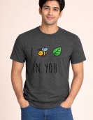 Cute Bee Quote Graphic Printed T-Shirt