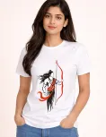 Spiritual Ram Illustration Casual T-Shirt