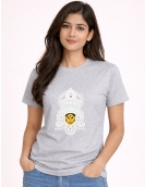 Divine Durga Face Printed T-Shirt
