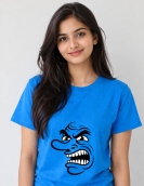 Evil Smile Dark Face Printed T-Shirt