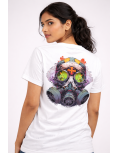 Uniwear Gas Mask Graphic Printed Cotton T-Shirt for Men &amp; Women