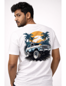 Sunset Jeep Graphic T-Shirt for Men & Women