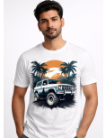 Sunset Jeep Graphic T-Shirt for Men &amp; Women
