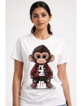 Uniwear Street Monkey Graphic T-Shirt – Urban Cartoon Style
