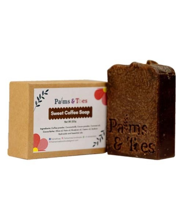 Palms & Toes Sweet Coffee Soap pack of 4